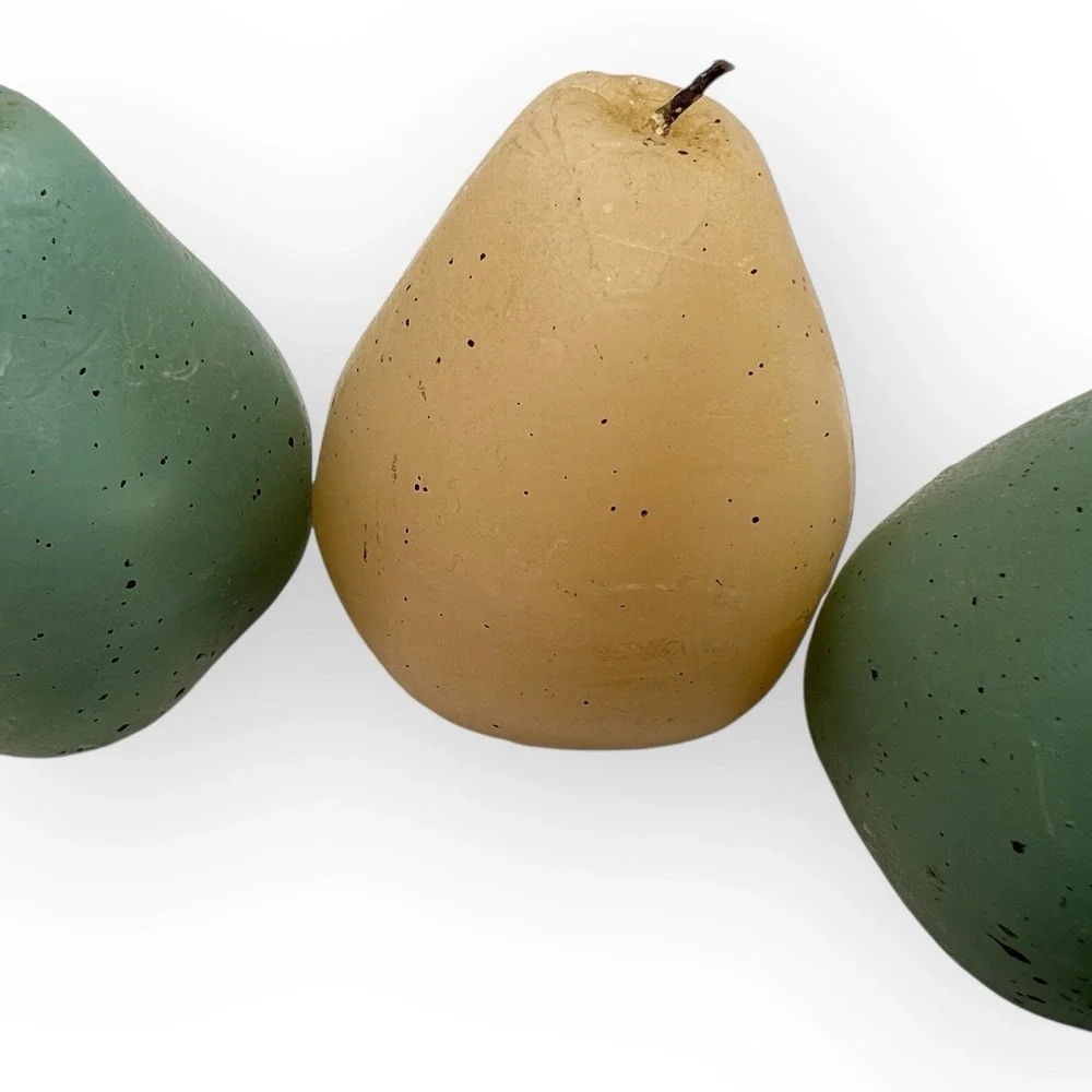 Pear Shaped Candles Speckled 3
